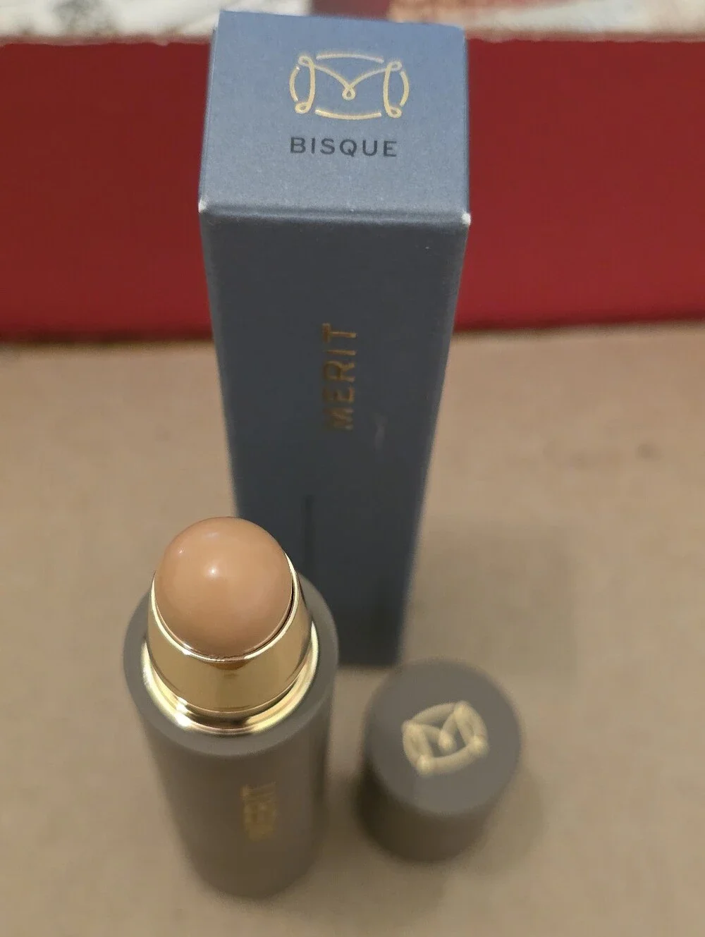 Merit The Minimalist Perfecting Complexion Foundation & Concealer Stick BISQUE